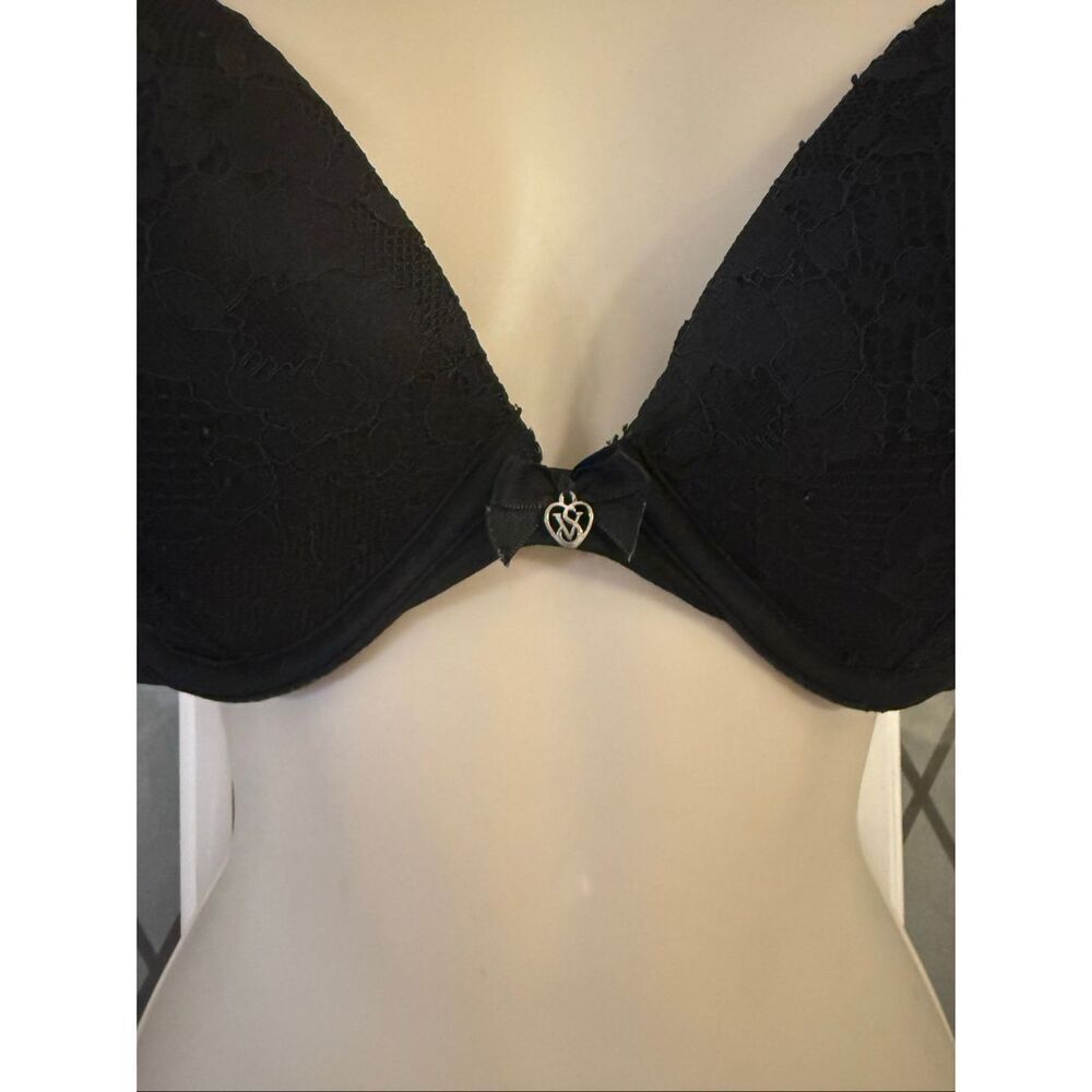 Victoria's Secret body by Victoria Bra Black Push Up Underwire Convertible 36D - Picture 4 of 5